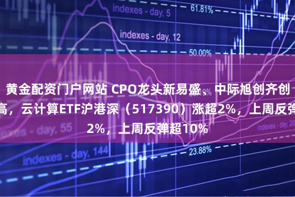 黄金配资门户网站 CPO龙头新易盛、中际旭创齐创历史新高，云计算ETF沪港深（517390）涨超2%，上周反弹超10%