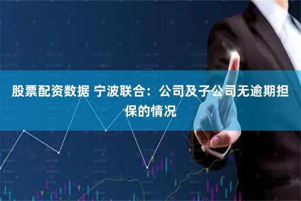 股票配资数据 宁波联合：公司及子公司无逾期担保的情况