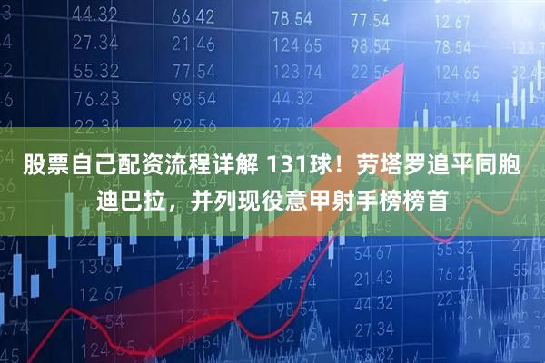 股票自己配资流程详解 131球！劳塔罗追平同胞迪巴拉，并列现役意甲射手榜榜首